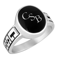 Sisterhood Ring With C.S.B. Inlay
