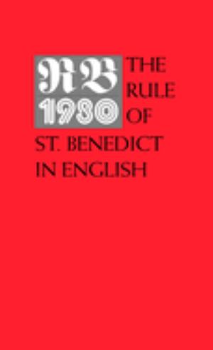 Rule Of St. Benedict In English