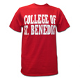 College Of St. Benedict 2 Line Basic T-Shirt