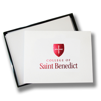 Notecards -College Of Saint Benedict Shield 10 Pack