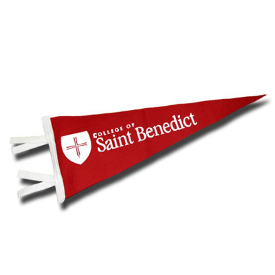 Pennant -College Of Saint Benedict Shield (SKU 11242796157)