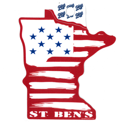 Sticker -St. Ben's Minnesota Stars And Stripes (SKU 11589679207)