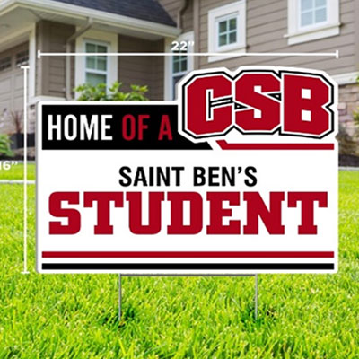 Saint Ben's Student Yard Sign (SKU 11692096214)