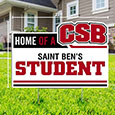 Saint Ben's Student Yard Sign