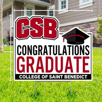 C.S.B. Graduate Yard Sign