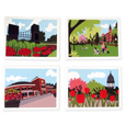 Notecards -St. Ben's Campus Images 4 Pack