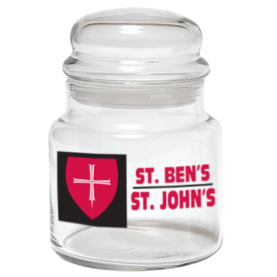 Apothecary Jar -St. Ben's + St. Johns' Covered Jar (SKU 11711704157)