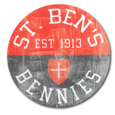 Sticker -St. Ben's Bennies 2 Color Circle