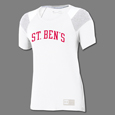 Women's Under Armour St. Ben's Gameday Shoulder Stripe T-Shirt