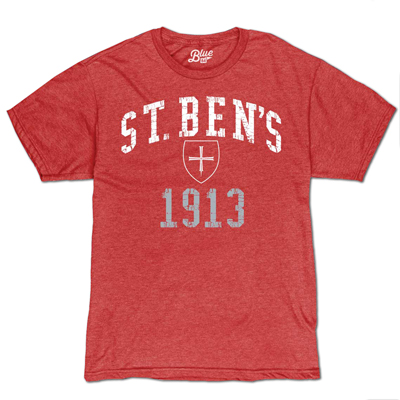 St. Ben's 1913 Blue 84 Malibu Short Sleeve T-Shirt (SKU 11761563166)