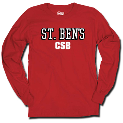 St. Ben's Shadow 2 Line Long Sleeve T-Shirt