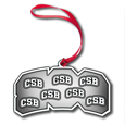 C.S.B. ORNAMENT -PEWTER 2-SIDED