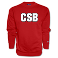 C.S.B. Wool Felt Twill Crew Sweatshirt