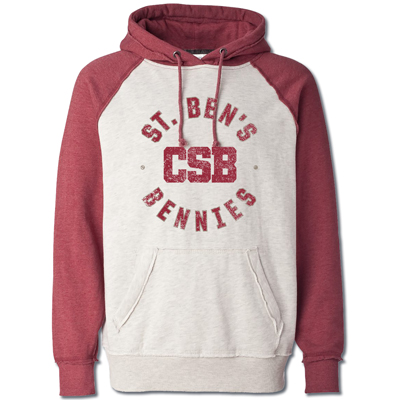 C.S.B. Vintage Raglan Hooded Sweatshirt (SKU 11777229173)