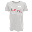 Women's Saint Ben's Repeat Short Sleeve T-Shirt