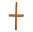 Large Oak Wood Cross