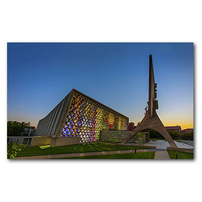 Metal Print Abbey Bell Banner Saint John S University Bookstore