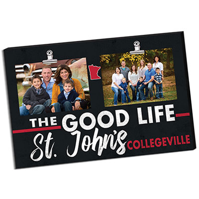 Plaque - The Good Life - Canvas With Photo Clips (SKU 11628514156)