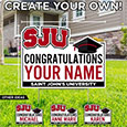 S.J.U. Graduate Custom Yard Sign
