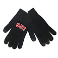 Knit Gloves - With Texting - S.J.U. Logo