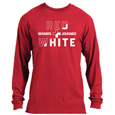 C.S.B./S.J.U. Red + White Long Sleeve T-Shirt