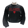 St. John's With Shield Crew Sweatshirt With Pocket