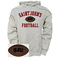 LEATHER FOOTBALL PATCH HOOD