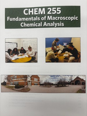 Workbook For Chem 255 - cover photo